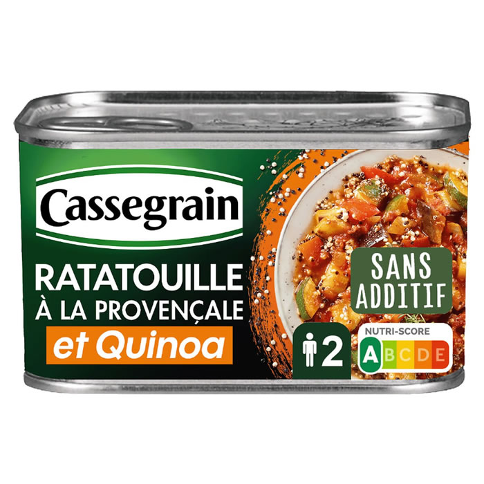 CASSEGRAIN – Légumes et quinoa à la Provençale et huile d’olive 375 g