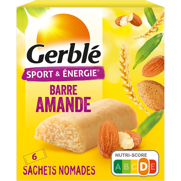 GERBLE – Barres énergétique à l’amande 150g