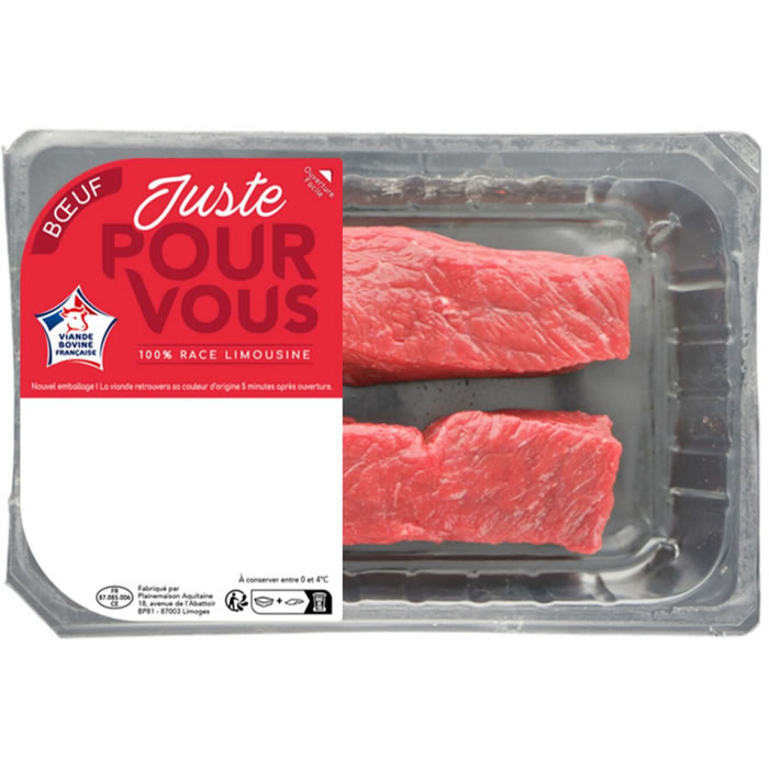 JUSTE POUR VOUS – Buchettes de rumsteck *** cœur d’aloyau 2 x 100 g