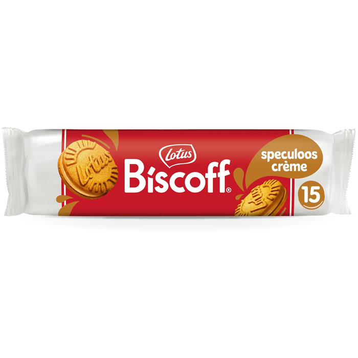 LOTUS Biscoff – Biscuits spéculoos fourrés à la crème spéculoos 150g