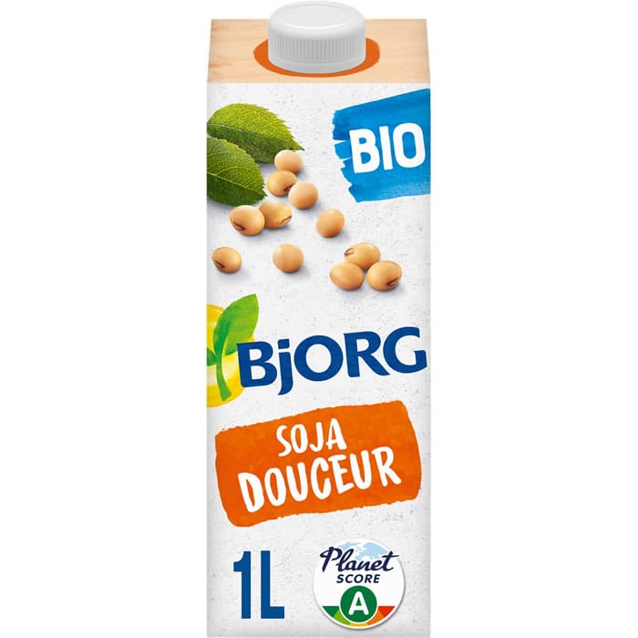 BJORG Boisson végétale au soja douceur bio – 1L