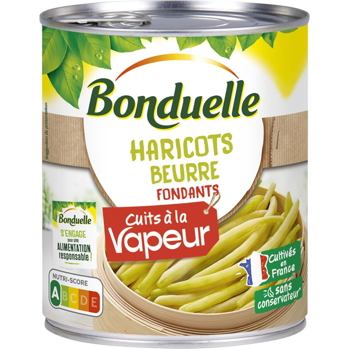 BONDUELLE – Haricots beurre extra-fins 590 g