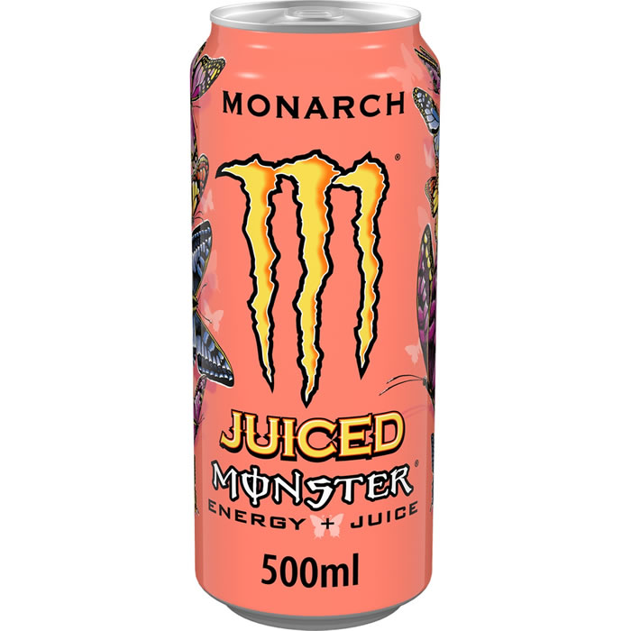 MONSTER – Boisson énergisante gazeuse à la pêche 50 cl