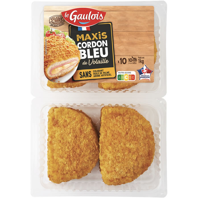 LE GAULOIS – Cordons bleus de dinde Grand Format 1kg