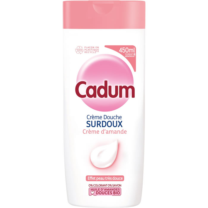 CADUM Surdoux – Crème douche à la crème d’amande 450 ml