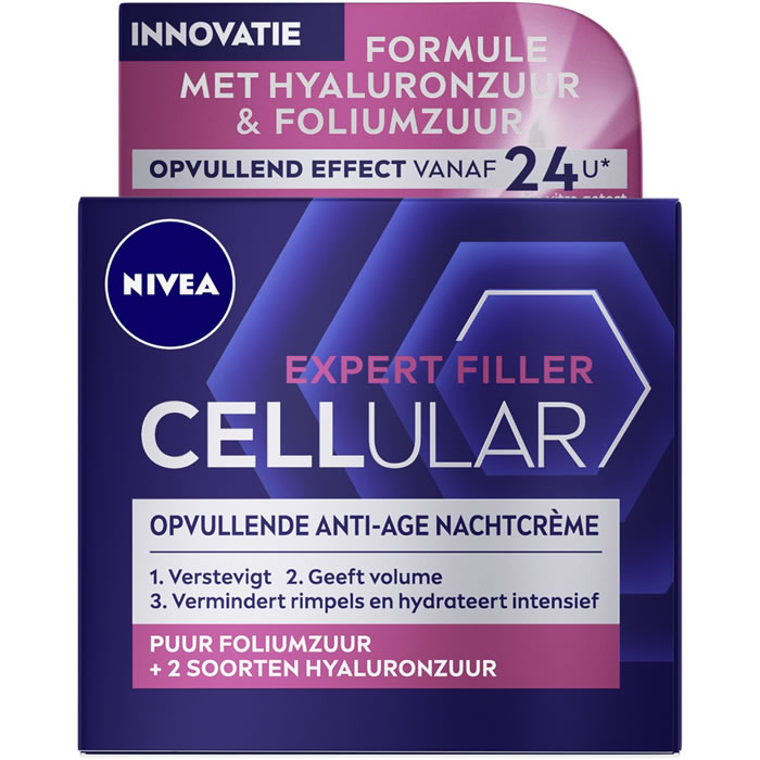 NIVEA Cellular – Crème soin nuit anti-âge repulpant 50 ml