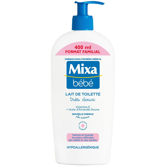 MIXA Bébé – Lait de toilette très doux 400 ml