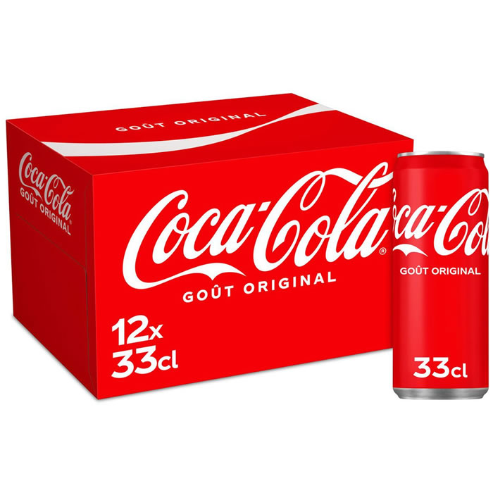 COCA-COLA – Boisson gazeuse aux extraits végétaux 12 x 33 cl