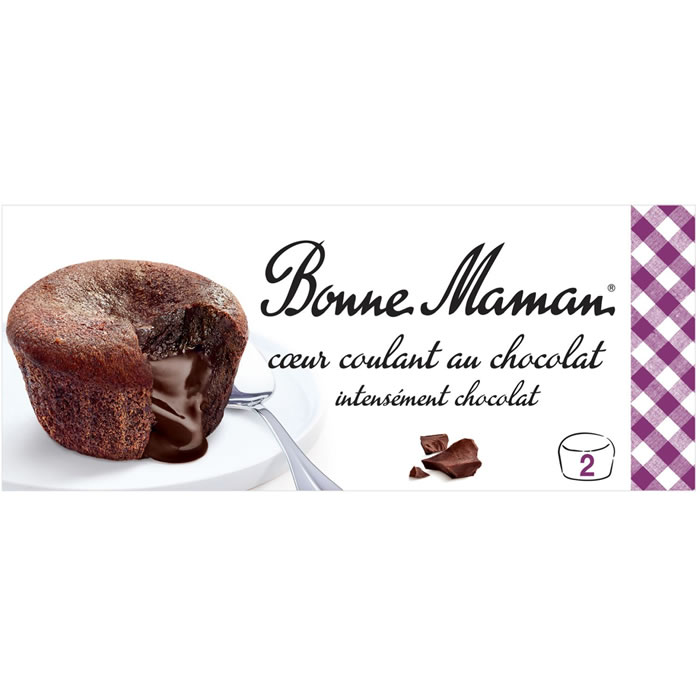 BONNE MAMAN – Coeur fondant au chocolat 2 x 80g