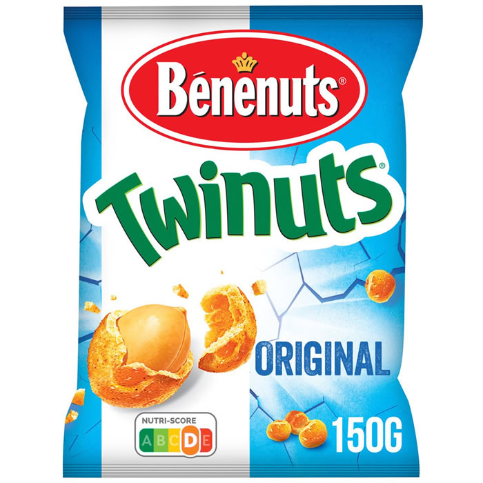 BENENUTS Twinuts – Cacahuètes enrobées salées Petit Format 150g