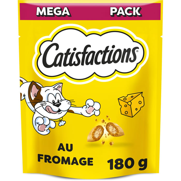 CATISFACTIONS MAXI – Friandises pour chat au fromage (180 g)