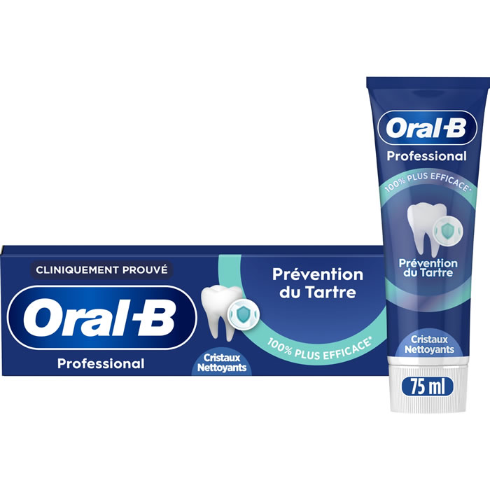 ORAL-B Professional – Dentifrice Prévention du Tartre 75 ml