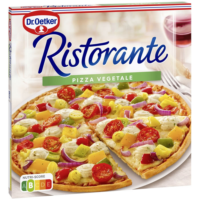 RISTORANTE Dr. Oetker – Pizza végétale poivrons, tomates cerises et fromages
