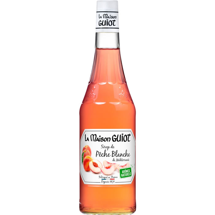 LA MAISON GUIOT – Sirop à la pêche blanche 70 cl