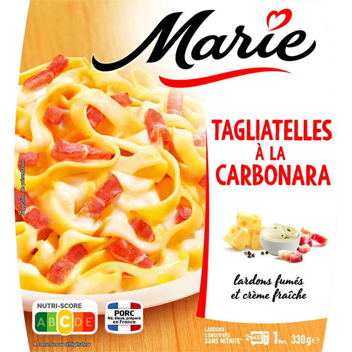 MARIE – Tagliatelle à la carbonara 330g