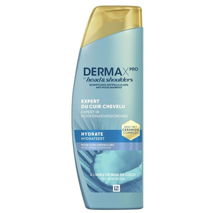 HEAD & SHOULDERS DermaX Pro – Shampoing antipelliculaire hydratant à la coco 250 ml