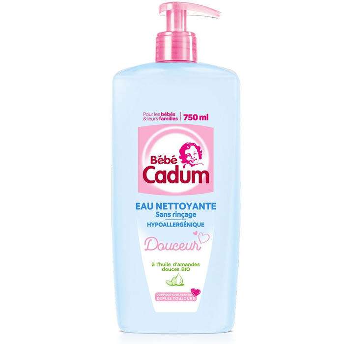 BEBE CADUM – Eau nettoyante sans rinçage 750 ml