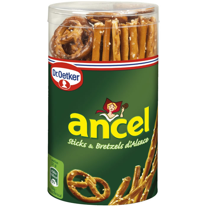 ANCEL – Assortiment de sticks et bretzels 137g