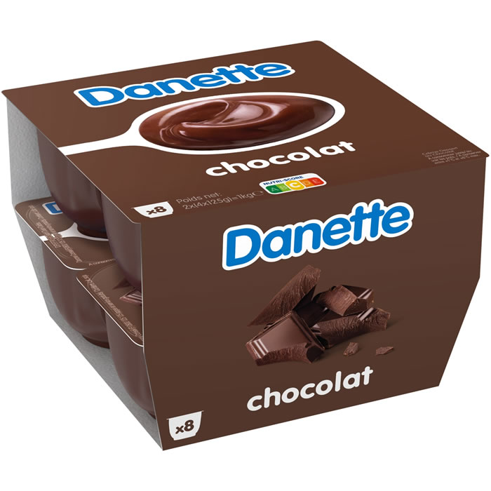 DANETTE – Crème dessert au chocolat 8 x 125g