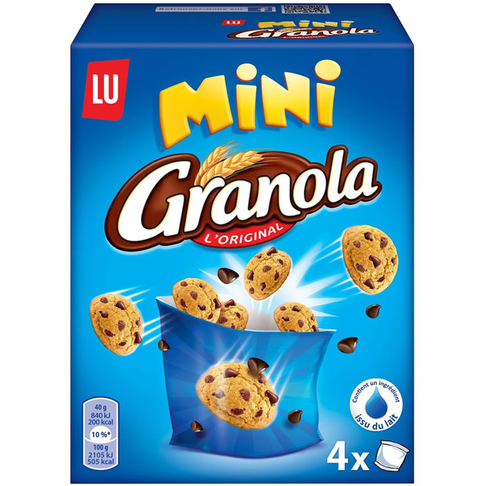 GRANOLA – Mini cookies aux pépites de chocolat 160 g