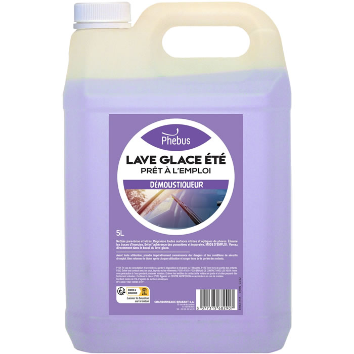 PHEBUS Lave‑glace été démoustiqueur (5 L)