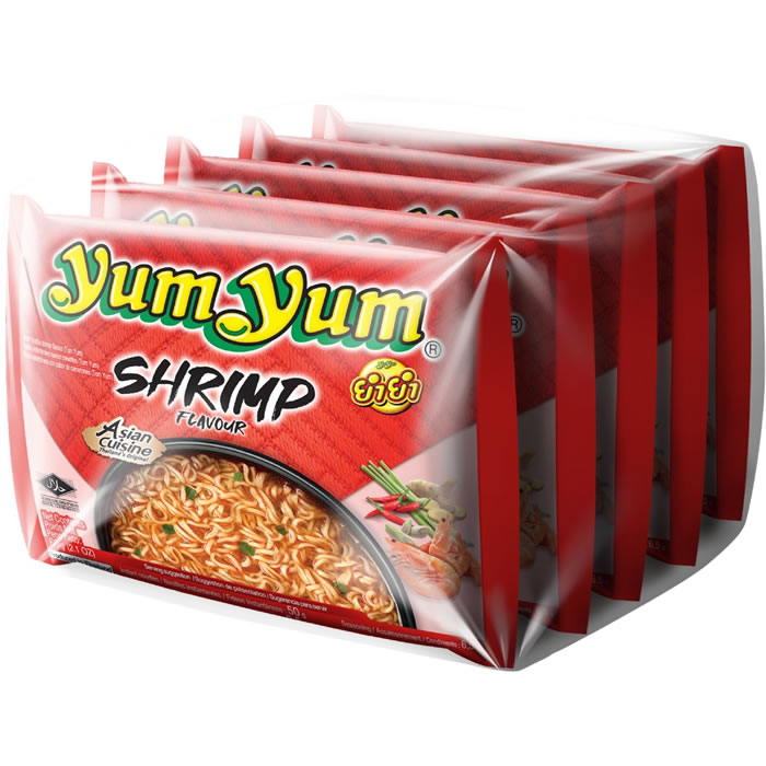 YUMYUM – Nouilles au crevette – 5 x 60 g