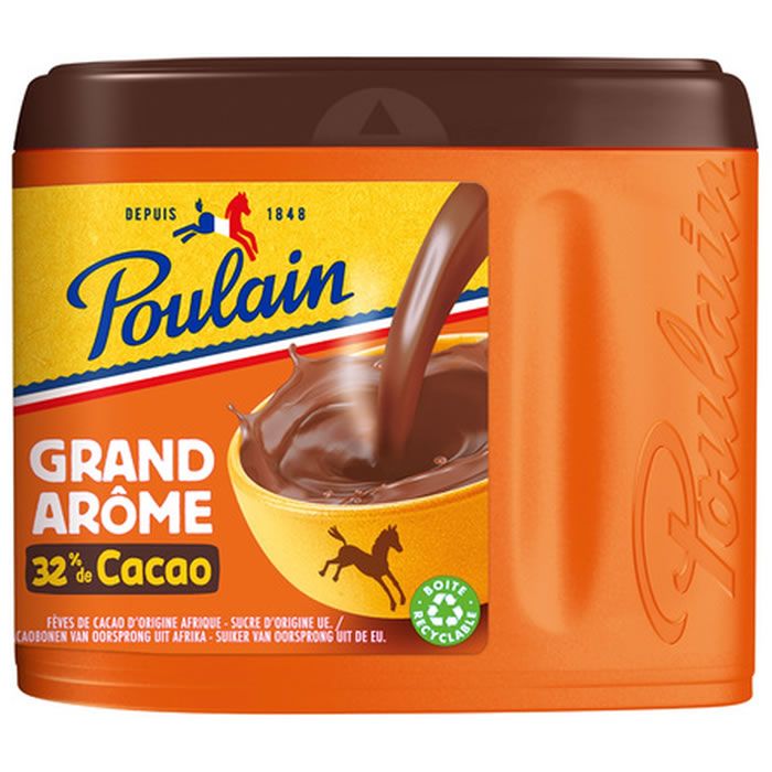 POULAIN Grand arôme Chocolat en poudre Petit Format (450g)