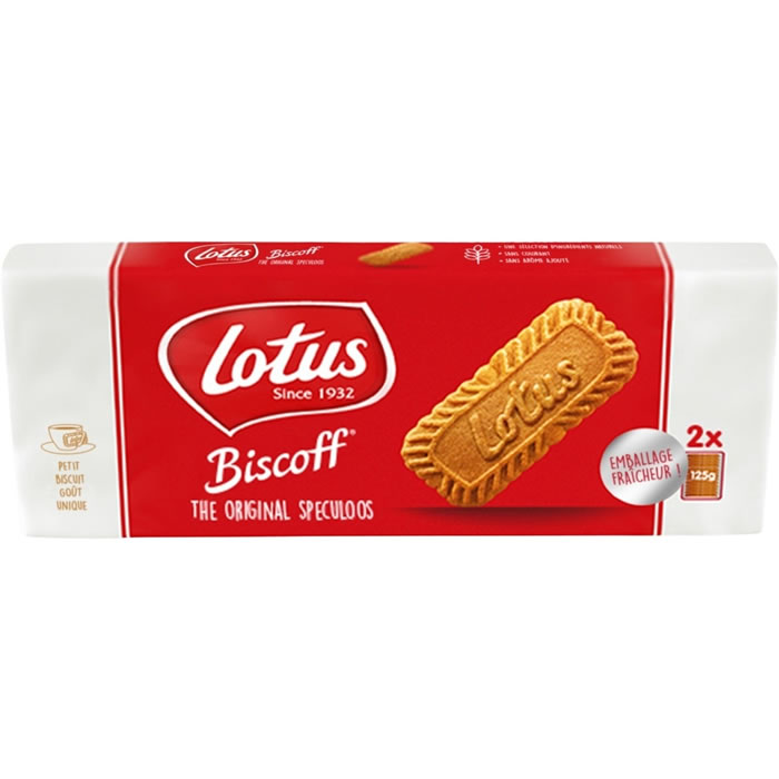 LOTUS Biscoff – Biscuits spéculoos 2x125g