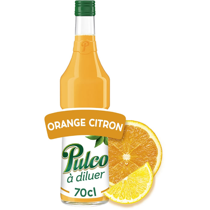 PULCO – Concentré à la pulpe d’orange et citron 70 cl
