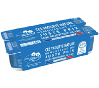 C’EST QUI LE PATRON ?! – Yaourts nature 8 x 125 g