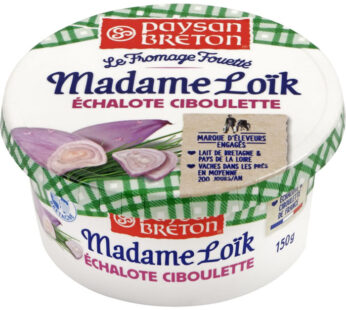Paysan Breton – Fromage frais aux échalotes et à la ciboulette Petit Format 150 g