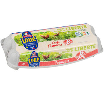 Loue 12 Oeufs de poules élevées en plein air label rouge