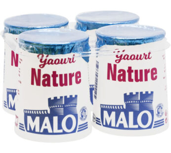 MALO – Yaourts nature 1% M.G 4 x 125 g