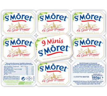 ST MORET – Spécialité fromagère au lait pasteurisé en portions 180g