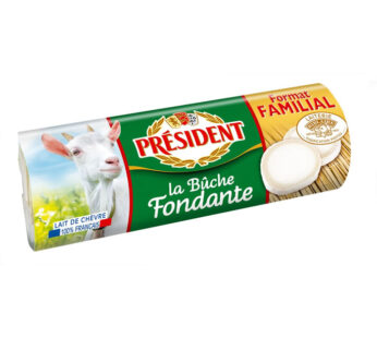 PRESIDENT – Bûche de fromage pur chèvre fondante 250 g