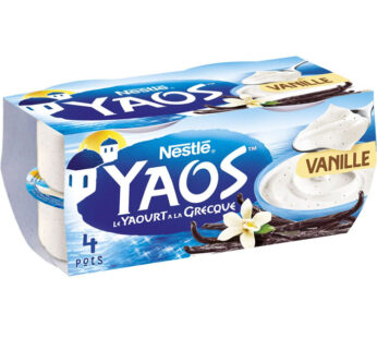 Yaourts à la grecque à la vanille – NESTLE Yaos 4 x 125 g