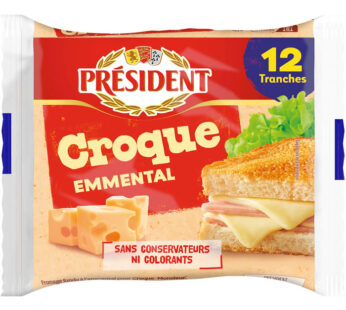PRESIDENT – Fromage fondu à l’emmental pour croque-monsieur 200g