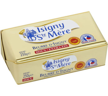 ISIGNY SAINTE MERE – Beurre doux extra-fin AOP – 250g