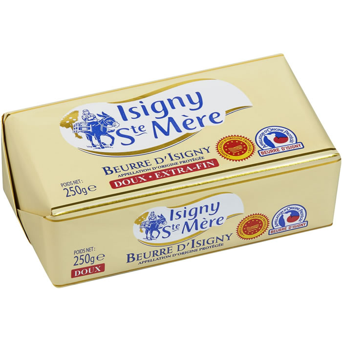 ISIGNY SAINTE MERE - Beurre doux extra-fin AOP - 250g