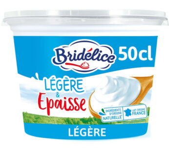 BRIDELICE  – Crème fraîche épaisse légère 15% M.G – 50cl