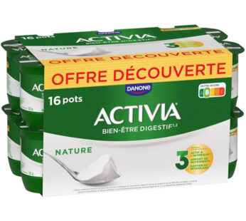 ACTIVIA – Yaourts bifidus nature 16 x 125 g
