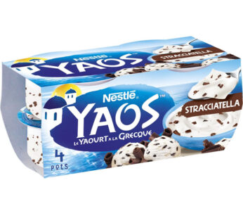 Yaourts à la grecque au stracciatella – NESTLE Yaos 4 x 125 g