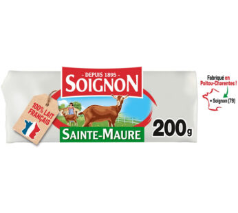 SOIGNON – Bûche de fromage de chèvre Sainte-Maure de Touraine 200 g