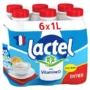 LACTEL Lait entier Vitamine D - 6x1L