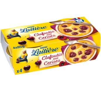 LA LAITIERE – Clafoutis aux cerises 4 x 85g