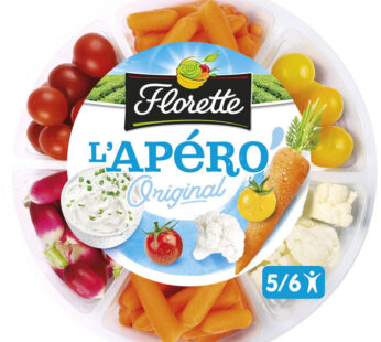 FLORETTE – Plateau apéritif de crudités 600g