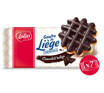 LOTUS – Gaufres de Liège nappées de chocolat belge 363g