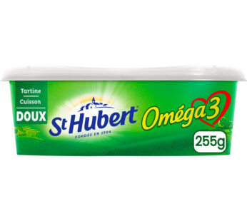ST HUBERT Oméga 3 – Margarine demi-sel pour tartine et cuisson (Petit Format)