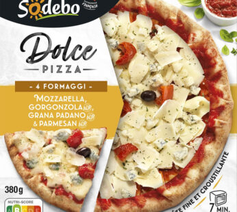 SODEBO Dolce – Pizza 4 fromages 380g