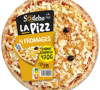SODEBO La Pizz – Pizza 4 fromages 470g